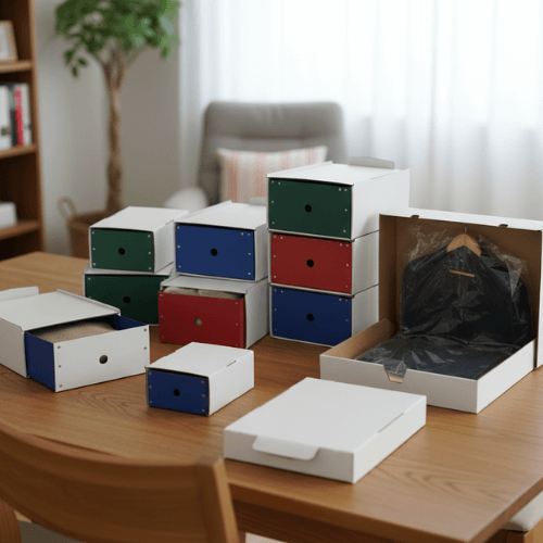 Verpackung für Kleidung